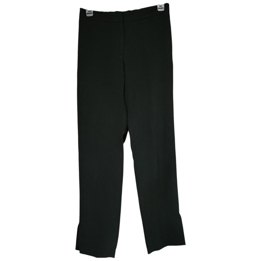 Jenni Kayne‎ Black Dress Pants Trousers Size 0 Flat Front Pockets Lightweight